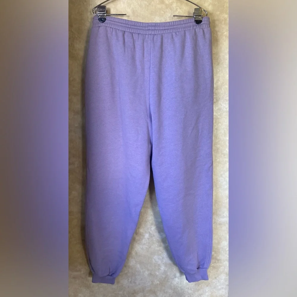 Together! Vintage Purple Graphic Sweatpants Missy Large - Picture 2 of 5